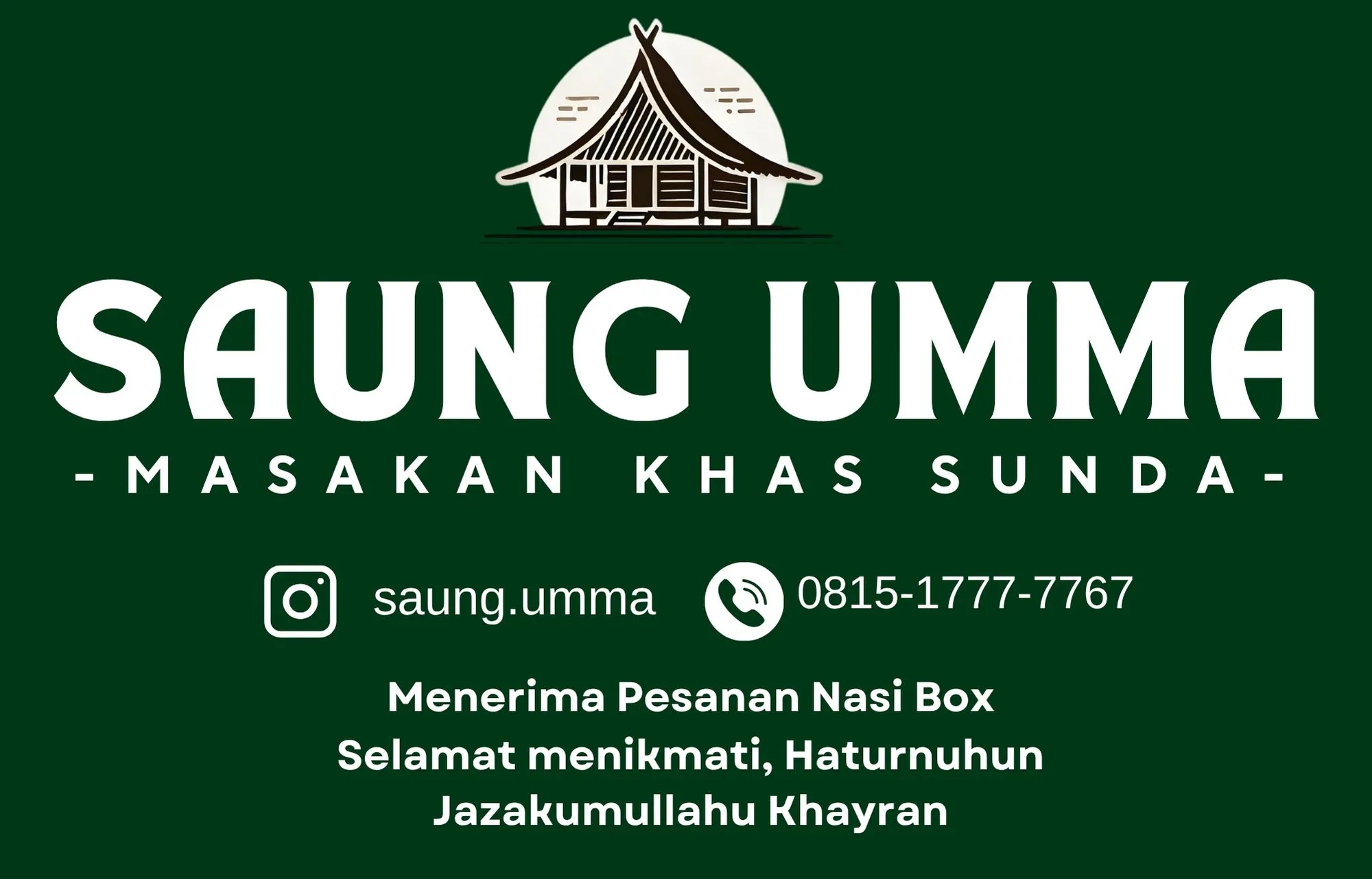 Logo Saung Umma - Masakan Sunda Logo Saung Umma - Masakan Sunda